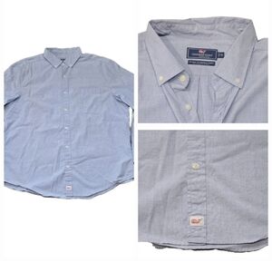 Vineyard Vines Mens Classic Fit Murray Shirt Button Down Size XL W/Whale Patch